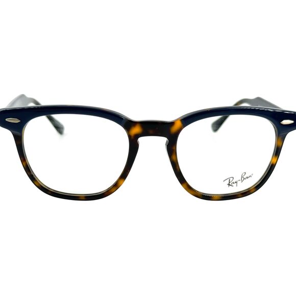 Ray Ban RB5398 Unisex Plastic Eyeglass Frame 8283 Blue On Havana 50-21 - Picture 3 of 5